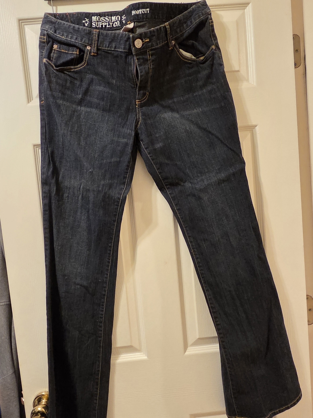 Mossimo Supply Co. Dark Blue Bootcut Jeans